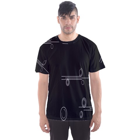 Feedback Loops Motion Graphics Piece Men s Sports Mesh Tee by Mariart