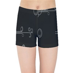 Feedback Loops Motion Graphics Piece Kids Sports Shorts by Mariart