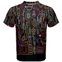 Features Illustration Men s Cotton Tee