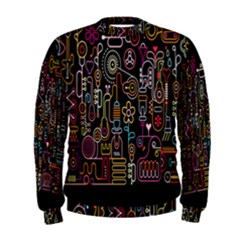 Features Illustration Men s Sweatshirt by Mariart