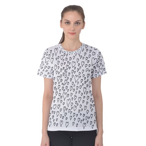 Heart Doddle Women s Cotton Tee by Mariart
