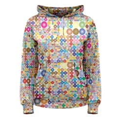 Circle Rainbow Polka Dots Women s Pullover Hoodie by Mariart