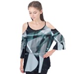 Fractured Light Flutter Sleeve