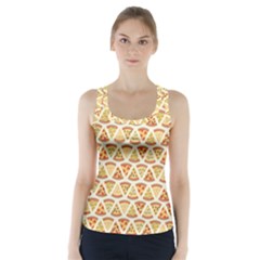 Food Pizza Bread Pasta Triangle Racer Back Sports Top by Mariart