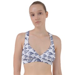 Love Fish Seaworld Swim Blue Sea Water Cartoons Sweetheart Sports Bra by Mariart