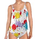 Paint Splash Rainbow Star Tankini Set View1