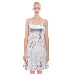 Musical Scales Note Spaghetti Strap Velvet Dress by Mariart