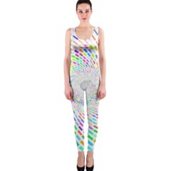 Prismatic Abstract Rainbow Onepiece Catsuit