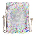 Prismatic Abstract Rainbow Drawstring Bag (Large) View1