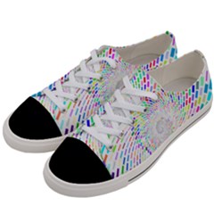 Prismatic Abstract Rainbow Women s Low Top Canvas Sneakers by Mariart
