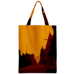 Road Trees Stop Light Richmond Ace Zipper Classic Tote Bag by Mariart