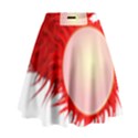 Rambutan Fruit Red Sweet High Waist Skirt View1