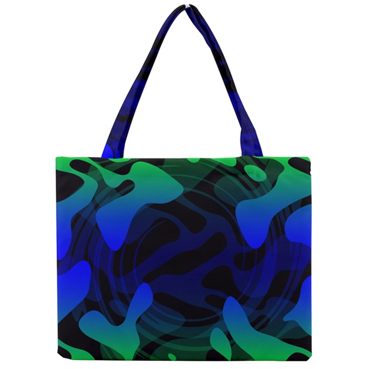 Spectrum Sputnik Space Blue Green Mini Tote Bag