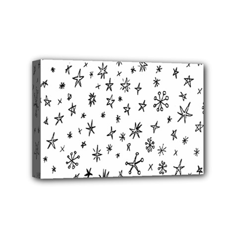 Star Doodle Mini Canvas 6  X 4 