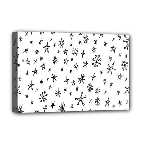 Star Doodle Deluxe Canvas 18  X 12  