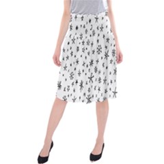 Star Doodle Midi Beach Skirt