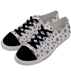 Star Doodle Men s Low Top Canvas Sneakers