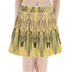 Art Nouveau Pleated Mini Skirt by NouveauDesign