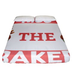 Kiss The Baker Fitted Sheet (california King Size)