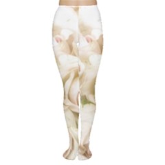 Pastel Roses Antique Vintage Women s Tights