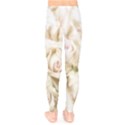 Pastel Roses Antique Vintage Kids  Legging View2