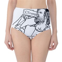 Trump Novelty Design High-waist Bikini Bottoms by PokeAtTrump