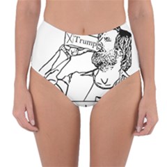 Trump Novelty Design Reversible High-waist Bikini Bottoms by PokeAtTrump