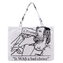 Trump Novelty Design Zipper Medium Tote Bag by PokeAtTrump