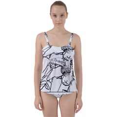 Trump Novelty Design Twist Front Tankini Set by PokeAtTrump