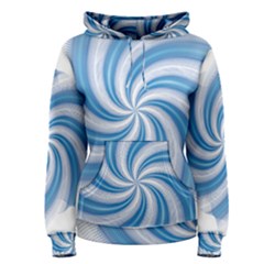 Prismatic Hole Blue Women s Pullover Hoodie