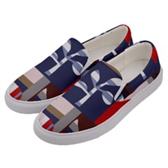 Surface Tree Polka Dots Men s Canvas Slip Ons by Mariart