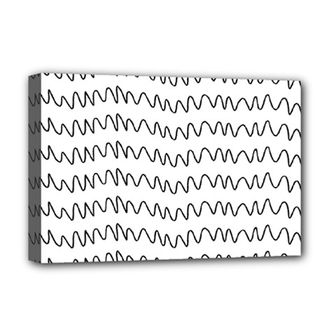 Tattoos Transparent Tumblr Overlays Wave Waves Black Chevron Deluxe Canvas 18  X 12   by Mariart