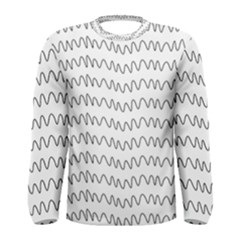 Tattoos Transparent Tumblr Overlays Wave Waves Black Chevron Men s Long Sleeve Tee