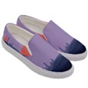 Wedding Lavender Moon Romantic Natural Men s Canvas Slip Ons View3