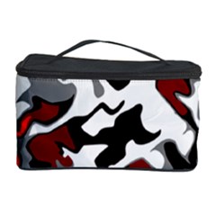 Vector Red Black White Camo Advance Cosmetic Storage Case