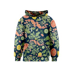 Summer Fruite Orange Lemmon Tomato Kids  Pullover Hoodie