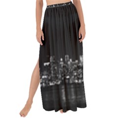 New York Skyline Maxi Chiffon Tie-up Sarong by Celenk