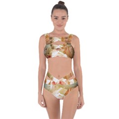 Roses Vintage Playful Romantic Bandaged Up Bikini Set  by Celenk