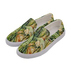 Chung Chao Yi Automatic Drawing Women s Canvas Slip Ons by Celenk