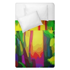 Abstract Vibrant Colour Botany Duvet Cover Double Side (single Size) by Celenk