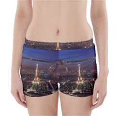 Paris At Night Boyleg Bikini Wrap Bottoms by Celenk