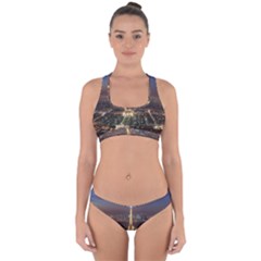 Paris At Night Cross Back Hipster Bikini Set by Celenk