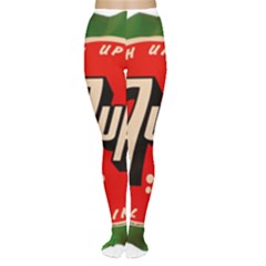 Fresh Up With  7 Up Bottle Cap Tin Metal Women s Tights