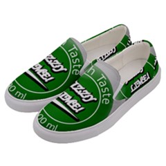 Fresh Taste Fizzy Lime Bottle Cap Men s Canvas Slip Ons by Celenk