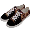 Angry Male Lion Gold Women s Low Top Canvas Sneakers View2