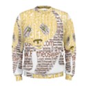 Panda Typography Men s Sweatshirt View1