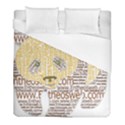 Panda Typography Duvet Cover (Full/ Double Size) View1