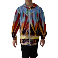 3abstractionism Hooded Wind Breaker (kids) by NouveauDesign