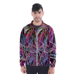 Funny Colorful Yarn Pattern Wind Breaker (men) by yoursparklingshop