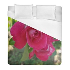 Romantic Red Rose Photography Duvet Cover (full/ Double Size) by yoursparklingshop